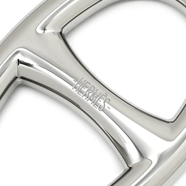 エルメス HERMES シェーヌダンクル H601373S 00 シルバー メタル スカーフリング カレ90用