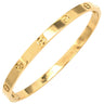 カルティエ Cartier LOVE ラブブレスレット ミディアムモデル B6081500 イエローゴールド K18YG #17 ブレスレット 750 18K YG バングル