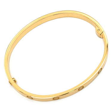 カルティエ Cartier LOVE ラブブレスレット ミディアムモデル B6081500 イエローゴールド K18YG #17 ブレスレット 750 18K YG バングル