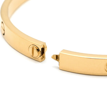 カルティエ Cartier LOVE ラブブレスレット ミディアムモデル B6081500 イエローゴールド K18YG #17 ブレスレット 750 18K YG バングル