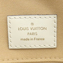 ルイヴィトン LOUIS VUITTON オンザゴーGM M44571 ホワイト×カーキ レザー モノグラムジャイアントキャンバス トートバッグ ゴールド金具 白 緑 ベージュ ショルダー