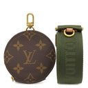 ルイヴィトン LOUIS VUITTON モノグラム ショルダー J02493 カーキ×ブラウン キャンバス モノグラムキャンバス ショルダーストラップ ゴールド金具 コインケース付