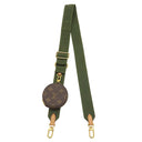 ルイヴィトン LOUIS VUITTON モノグラム ショルダー J02493 カーキ×ブラウン キャンバス モノグラムキャンバス ショルダーストラップ ゴールド金具 コインケース付