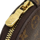 ルイヴィトン LOUIS VUITTON モノグラム ショルダー J02493 カーキ×ブラウン キャンバス モノグラムキャンバス ショルダーストラップ ゴールド金具 コインケース付