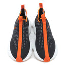 エルメス HERMES エクレール H2210982Z ブラック×オレンジ ファブリック #40 1/2 スニーカー 黒 Hロゴ スリッポンスニーカー メッシュ
