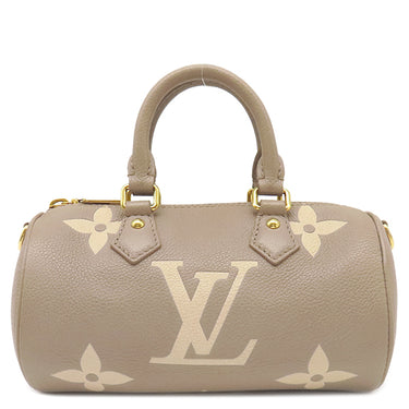 ルイヴィトン LOUIS VUITTON パピヨン BB M46031 トゥルトレールクレーム モノグラムアンプラント 2WAYバッグ ゴールド金具