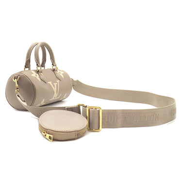 ルイヴィトン LOUIS VUITTON パピヨン BB M46031 トゥルトレールクレーム モノグラムアンプラント 2WAYバッグ ゴールド金具 ショルダー