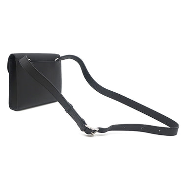 エルメス HERMES サックアデペッシュ 21 ブラック ヴォーエプソン ショルダーバッグ シルバー金具 黒