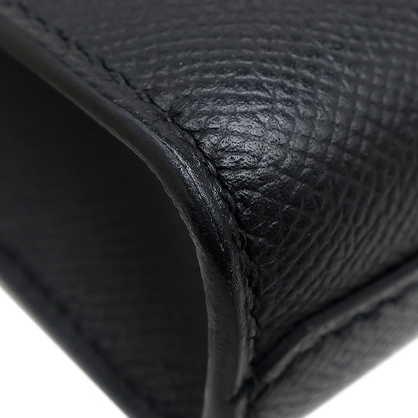 エルメス ショルダーバッグ サック ア デペッシュ21 ブラック/シルバー金具 エプソン W刻印 黒 エルメス ショルダーバッグ サック ア デペッシュ21 ブラック/シルバー
