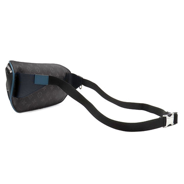 ルイヴィトン Louis Vuitton バムバッグ M53420 ブルー×ブラック エピレザー モノグラムエクリプス ボディバッグ シルバー金具 モノグラムエクリプス ウエストバック 黒 青