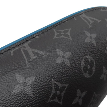 ルイヴィトン LOUIS VUITTON バムバッグ M53420 ブルー×ブラック エピレザー モノグラムエクリプス ボディバッグ シルバー金具 モノグラムエクリプス ウエストバック 黒 青