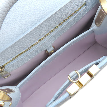 ルイヴィトン Louis Vuitton カプシーヌ BB ライトブルー レザー トリヨンレザー 　　 2WAYバッグ シルバー金具 ショルダーバッグ ハンドバッグ
