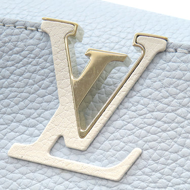 ルイヴィトン Louis Vuitton カプシーヌ BB ライトブルー レザー トリヨンレザー 　　 2WAYバッグ シルバー金具 ショルダーバッグ ハンドバッグ