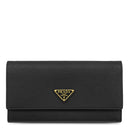 プラダ PRADA サフィアーノ ミニ バッグ 1NF059 ブラック レザー ショルダーバッグ ゴールド金具 黒 トライアングルロゴ
