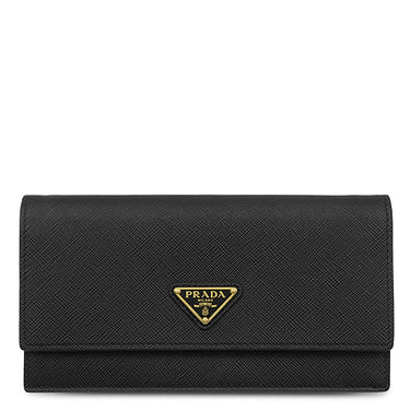プラダ PRADA サフィアーノ ミニ バッグ 1NF059 ブラック レザー ショルダーバッグ ゴールド金具 黒 トライアングルロゴ