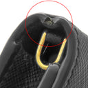 プラダ PRADA サフィアーノ ミニ バッグ 1NF059 ブラック レザー ショルダーバッグ ゴールド金具 黒 トライアングルロゴ
