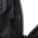 プラダ PRADA ナイロン ブリーフケース 2VE661 ブラック ナイロン レザー 2WAYバッグ シルバー金具 黒 ビジネスバッグ ショルダー トライアングルロゴ