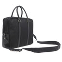 プラダ PRADA ナイロン ブリーフケース 2VE661 ブラック ナイロン レザー 2WAYバッグ シルバー金具 黒 ビジネスバッグ ショルダー トライアングルロゴ