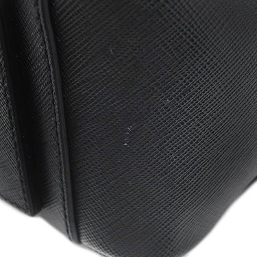 プラダ PRADA ナイロン ブリーフケース 2VE661 ブラック ナイロン レザー 2WAYバッグ シルバー金具 黒 ビジネスバッグ ショルダー トライアングルロゴ