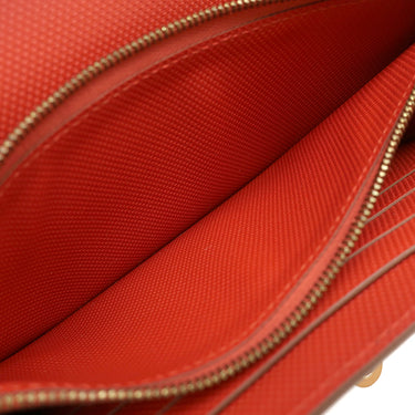 エルメス HERMES ケリーウォレット ロング カプシーヌ グランアッシュ 長財布 ゴールド金具