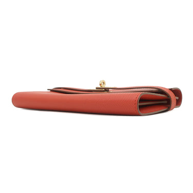 エルメス HERMES ケリーウォレット ロング カプシーヌ グランアッシュ 長財布 ゴールド金具