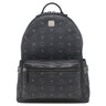 エムシーエム MCM Stark サイドスタッズ バックパック ヴィセトス MMK65VE38BK001 ブラック PVC レザー リュック・デイパック ガンメタル金具 黒