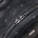 エムシーエム MCM Stark サイドスタッズ バックパック ヴィセトス MMK65VE38BK001 ブラック PVC レザー リュック・デイパック ガンメタル金具 黒
