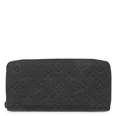 ルイヴィトン LOUIS VUITTON ジッピーウォレット ヴェルティカル M69047 ノワール レザー トリヨンレザー 長財布 ブラック金具 黒 ラウンドファスナー