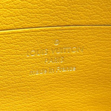 ルイヴィトン Louis Vuitton ポシェット ヴォルガ イエロー系 アリゲーター セカンドバッグ シルバー金具 黄 クラッチ ポーチ チェーン