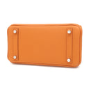 エルメス HERMES バーキン 25 オレンジ トゴ ハンドバッグ シルバー金具 新品 未使用 2025年製