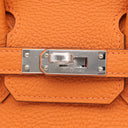 エルメス HERMES バーキン 25 オレンジ トゴ ハンドバッグ シルバー金具 新品 未使用 2025年製