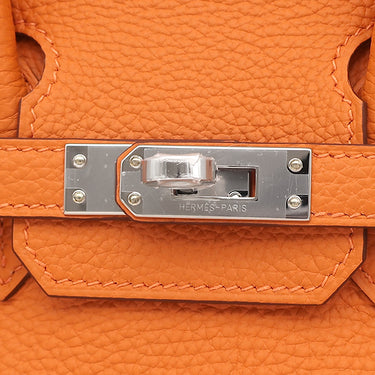 エルメス HERMES バーキン 25 オレンジ トゴ ハンドバッグ シルバー金具 新品 未使用 2025年製