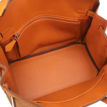 エルメス HERMES バーキン 25 オレンジ トゴ ハンドバッグ シルバー金具 新品 未使用 2025年製