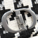 クリスチャン・ディオール Christian Dior 30モンテーニュ チェーンバッグ M9241BTIO_M911 ブラック×ホワイト ファブリック マクロハウンドトゥースファブリック ショルダーバッグ ガンメタル金具 千鳥格子
