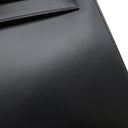 エルメス HERMES ケリー32 外縫い ブラック ボックスカーフ ハンドバッグ ゴールド金具 黒 ※ストラップ欠品