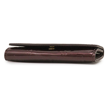 ルイヴィトン LOUIS VUITTON ミュルティクレ 4 M93517 アマラント モノグラムヴェルニ キーケース ゴールド金具 4連 4本 イニシャル刻印有り