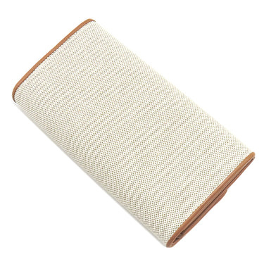ルイヴィトン LOUIS VUITTON ポルトフォイユ カプシーヌ M80303 ベージュ×ブラウン キャンバス レザー 長財布 ゴールド金具 茶