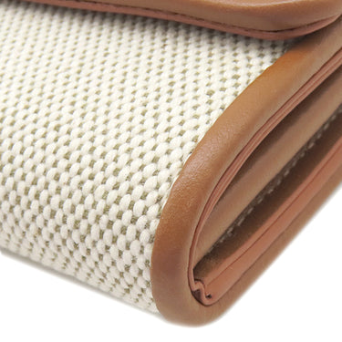 ルイヴィトン LOUIS VUITTON ポルトフォイユ カプシーヌ M80303 ベージュ×ブラウン キャンバス レザー 長財布 ゴールド金具 茶
