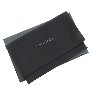 シャネル Chanel ココマーク マトラッセ フラグメントケース ダークベージュ カーフ カードケース ブラック金具 コインケース