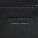 バーバリー BURBERRY コーディネートプリント クロスボディバッグ 8064865 ブラック ナイロン レザー ショルダーバッグ シルバー金具 黒 白 ロゴ