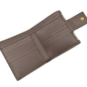 グッチ GUCCI オフィディア Wホック ウォレット 523173 ベージュ＆エボニー GGスプリームキャンバス レザー 二つ折り財布 ゴールド金具 茶 ウェブ シェリーライン