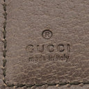 グッチ GUCCI オフィディア Wホック ウォレット 523173 ベージュ＆エボニー GGスプリームキャンバス レザー 二つ折り財布 ゴールド金具 茶 ウェブ シェリーライン