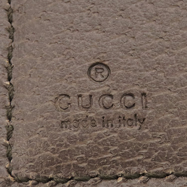 グッチ GUCCI オフィディア Wホック ウォレット 523173 ベージュ＆エボニー GGスプリームキャンバス レザー 二つ折り財布 ゴールド金具 茶 ウェブ シェリーライン