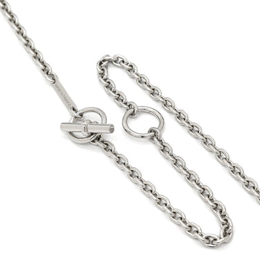 エルメス Herms カル―ゼル ブラック GP バッファローホーン ネックレス シルバー金具 黒 クルードセル 馬モチーフ マンテル トグル ペンダント