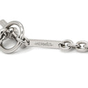 エルメス Herms カル―ゼル ブラック GP バッファローホーン ネックレス シルバー金具 黒 クルードセル 馬モチーフ マンテル トグル ペンダント