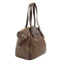 ルイヴィトン LOUIS VUITTON ヴェローナ GM N41117 ダミエエベヌ ダミエキャンバス ハンドバッグ ゴールド金具 茶 鍵・パドロック欠品