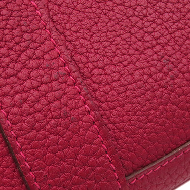 エルメス HERMES ガーデンパーティーTPM ルージュピマン ネゴンダ トートバッグ シルバー金具 赤 オールレザー