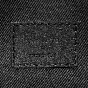 ルイヴィトン LOUIS VUITTON ステュディオ メッセンジャー N50037 マリーン レザー ショルダーバッグ シルバー金具 黒 青