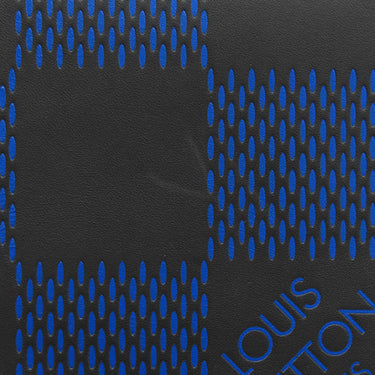 ルイヴィトン LOUIS VUITTON ステュディオ メッセンジャー N50037 マリーン レザー ショルダーバッグ シルバー金具 黒 青