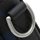ルイヴィトン LOUIS VUITTON ステュディオ メッセンジャー N50037 マリーン レザー ショルダーバッグ シルバー金具 黒 青